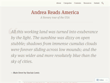 Tablet Screenshot of andreareadsamerica.com